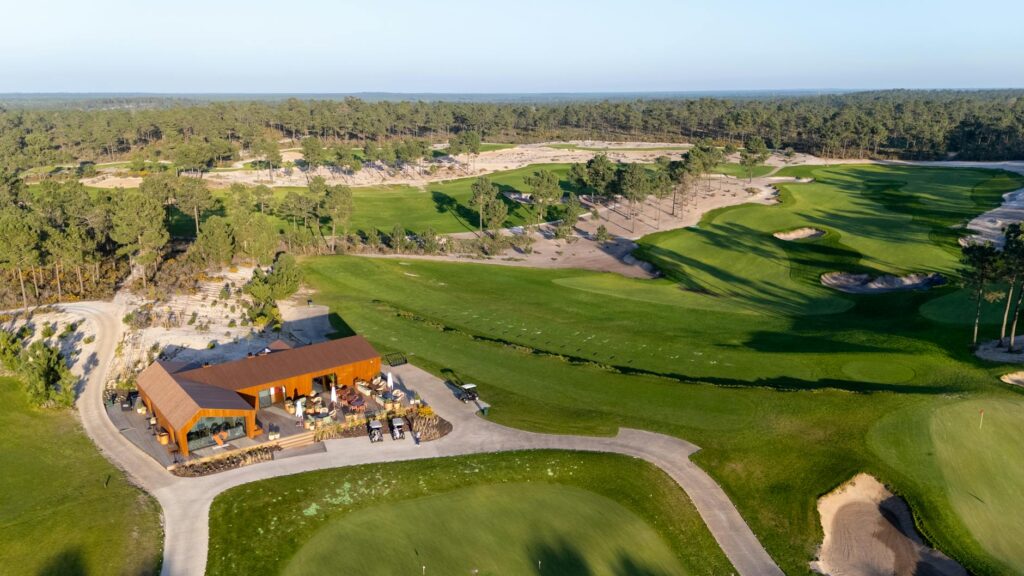 An aerial shot of Dungeness Bay Golf Club showcasing its layout. — Dungeness golf courses