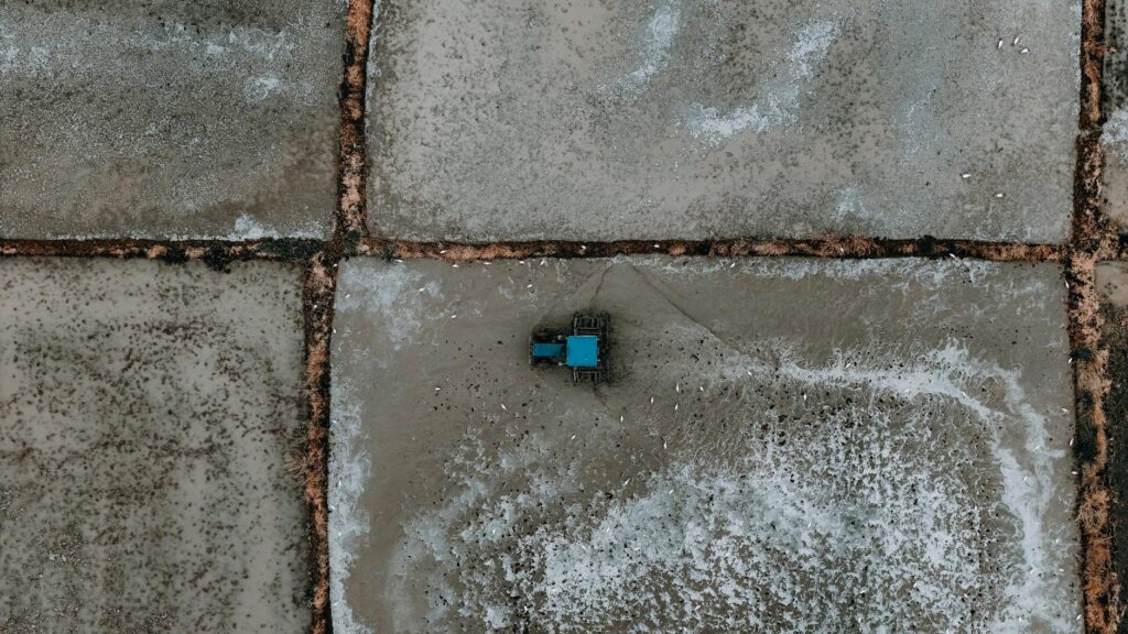 An aerial shot of Dungeness showcasing its unique landscape. — golf trip Dungeness