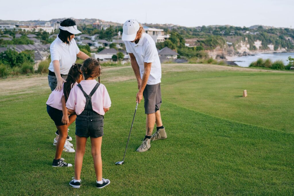 A Dungeness golf community event showcasing beginners learning together. — beginner guide Dungeness Golf