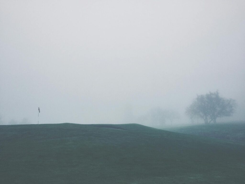 A historic photo of the Dungeness Golf Course on opening day. — history of Dungeness Golf