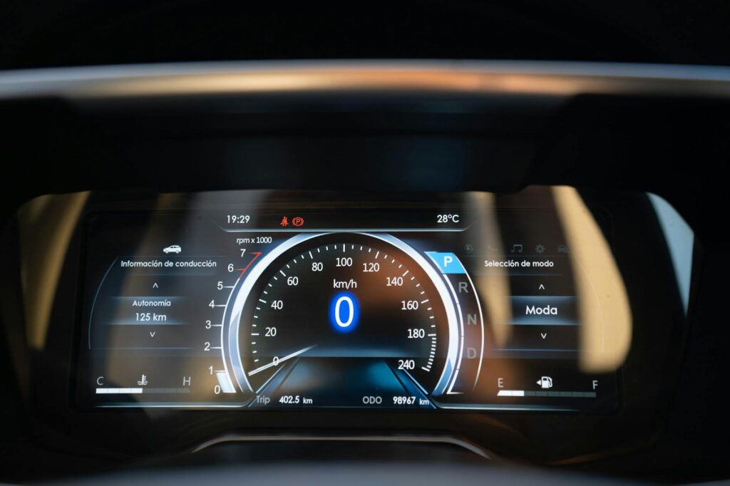 Close-up of 2026 driver specs displayed on a digital screen — golf driver comparison 2026