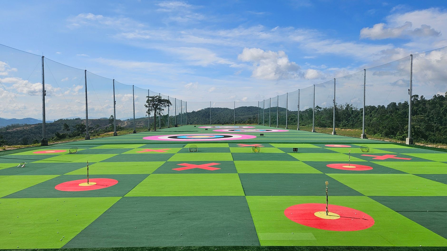 golf practice net
