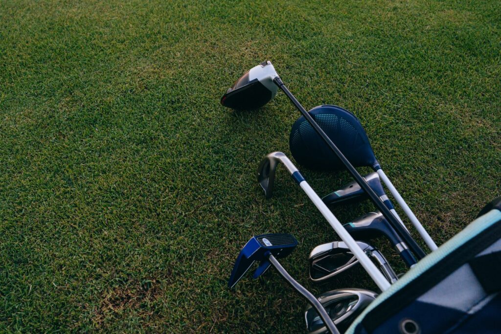 Close-up of the best golf clubs suitable for Dungeness conditions. — golf equipment for Dungeness