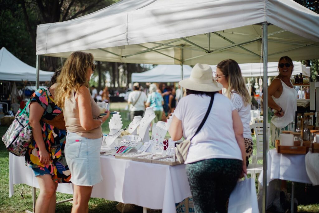 Local vendors showcasing products during a Dungeness golf event — Dungeness golf tournaments 2026