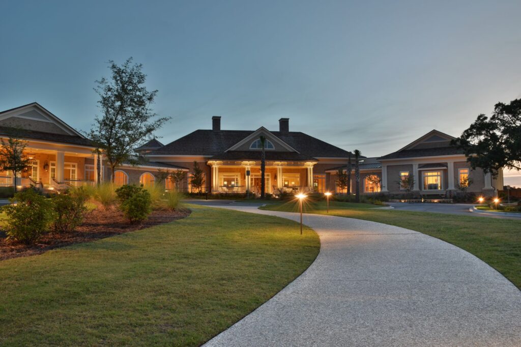 The clubhouse of a Dungeness golf club showcasing dining and social areas. — Dungeness golf club reviews