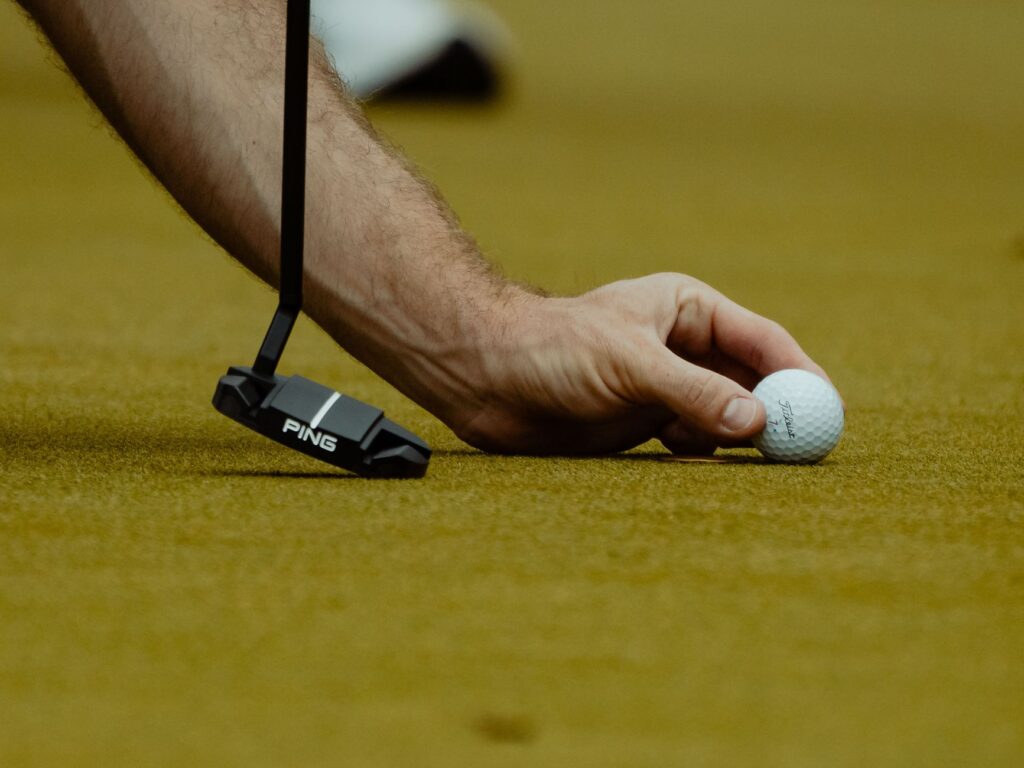 A close-up image of golf equipment used historically in Dungeness — history of golf Dungeness