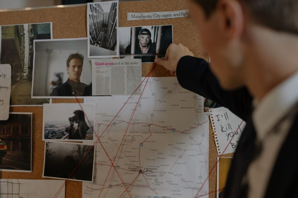 A golfer analyzing a course map with notes for strategic planning. — golf tournament strategy