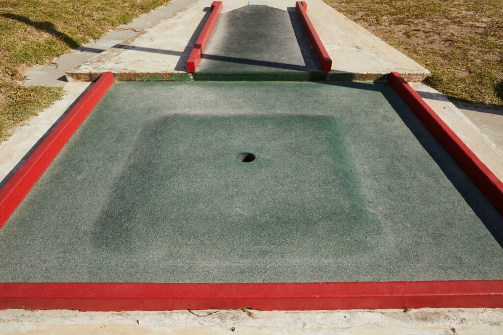 A vibrant mini golf course in Dungeness with fun obstacles. — family golf Dungeness