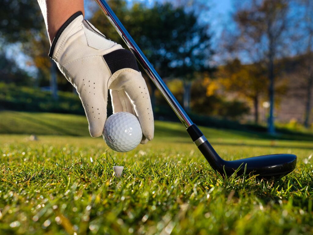 Close-up of golfers enjoying a round at Dungeness Golf Course — Dungeness golf course reviews