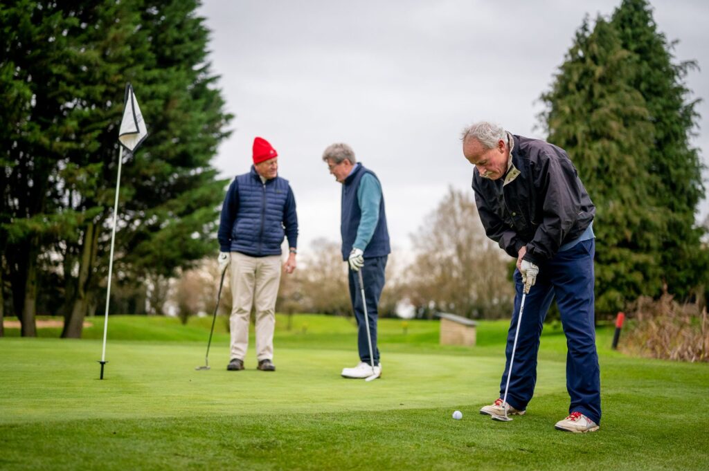 Historical photograph of the founding members of Dungeness Golf Club. — Dungeness Golf Club history